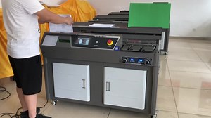 Automatic Perfect Glue Book Binding Machine for Low Price  C30 Front Factory Directly Supply