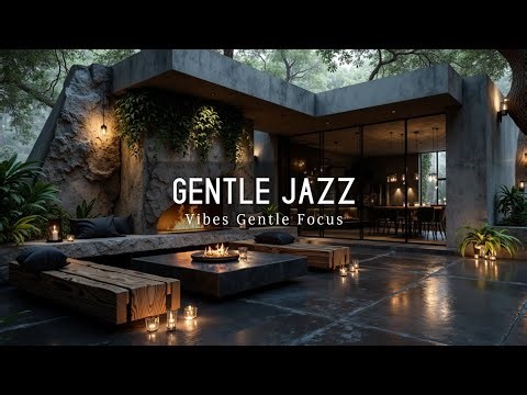 Soft Jazz Background Music ~ Gentle Focus & Calm Work Sessions