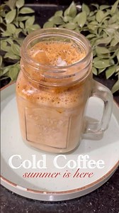 Cold Coffee Recipe | Perfect Summer Drink | Cafe Style Frappe Cold Coffee At Home