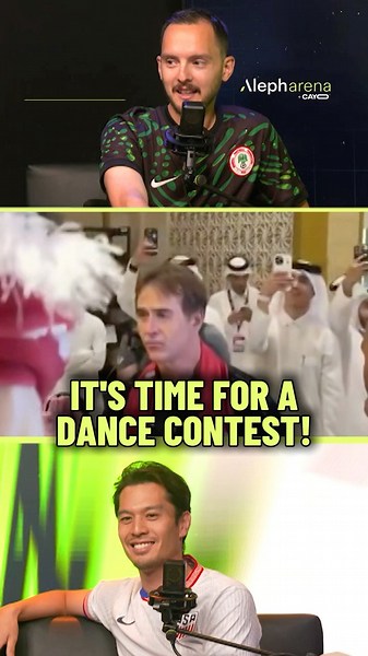 🎶Lopetegui starts a dance contest in our show...and Victor clearly wins it!