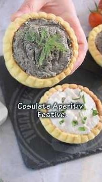 Cosulete Aperitiv Umplute cu Pasta de Ton si Crema de Branza si Pasta de Masline si Ton #retetavideo