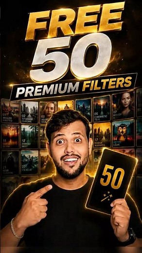 50 PREMIUM Image Filters for FREE