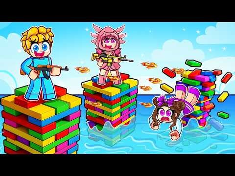 I play Roblox PEW PEW blocks with my friends!