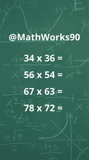 Amazing tricks for performing multiplication.#math #maths #educacion #calculation #mathstrick