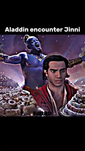 Aladdin encounter Jinni from lamp 🪔 | #animation #short #edit @radiant-edit