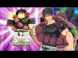 Toji Showcase in Anime Power Defense Roblox Sorcerer Killer