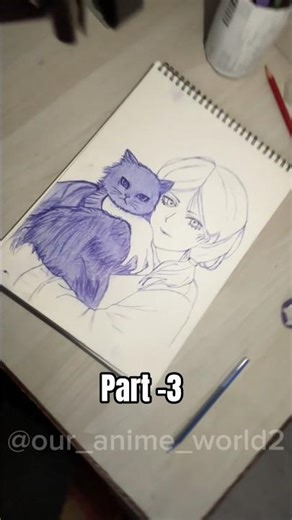 ✨ Beautiful Girl Sketch ✍️ | Part-3 🔥 #shorts #art #anime 💗#drawing #trending