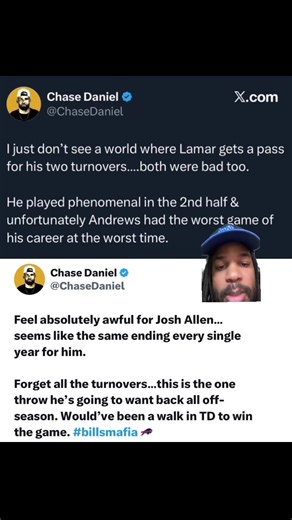 Media does not hold Josh Allen to the same standard as Lamar Jackson | josh allen