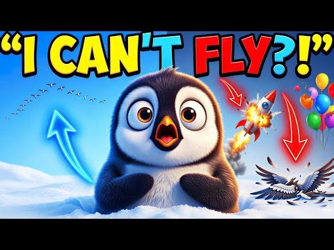 This Penguin Tried to Fly… But What Happened Next Will Surprise You! 🐧🚀