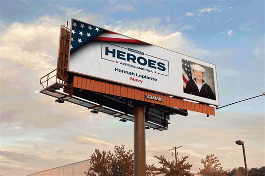 We are accepting submissions for our #HeroesAcrossAmerica campaign for 2 more days! Head to LamarLovesVeterans.com to honor a veteran on @LamarAdvertising digital billboard! #HeroesAcrossAmerica #VeteransDay #LamarAdvertising | Lamar Advertising Company