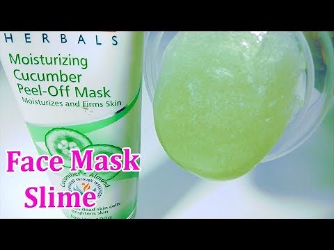 NO GLUE - Peel off Face Mask Slime Recipe - US Version