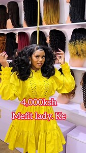 3.5K views · 461 reactions | Semi human full frontal lace wig Can be washed, set, flat iron Free install and styling | Mefit Lady Wigs Kenya | Facebook