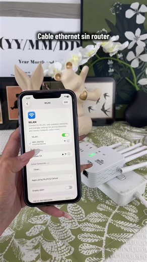 Extensor WiFi para usar cable Ethernet y reducir lag