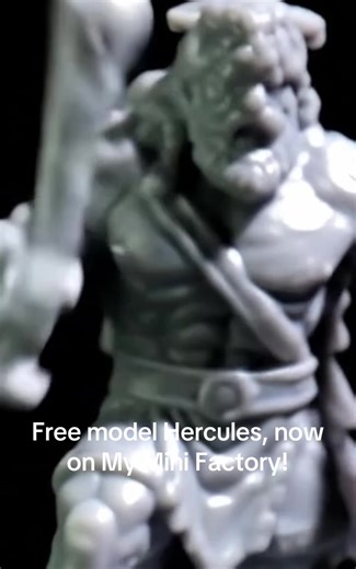 Head to the link in bio to see the free Hercules model ready to 3D print, and the other myth and historical stuff on our store too! #mythology #fantasy #3dprintingideas #3dprintingtiktok #wargaming