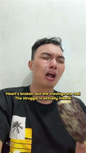 You’re down bad from the breakup, but the stomach is still screaming for food😭😭😭