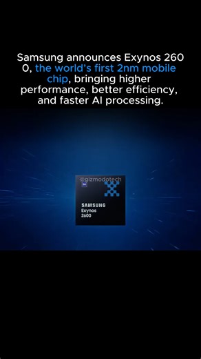Samsung Exynos 2600 Announced | World’s First 2nm GAA Mobile Chip #ai #exynos2600 #samsung #technews