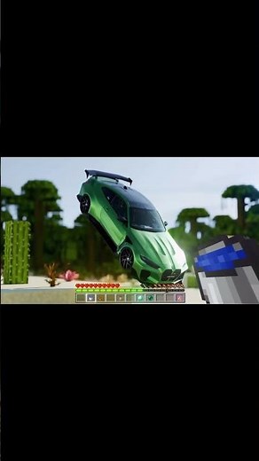 Minecraft Cinematic Short | Realistic Car Mod in Forest Biome (4K Gameplay)