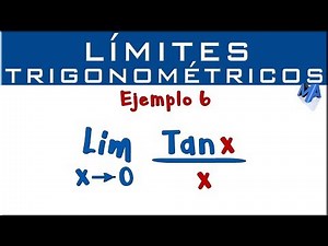 Trigonometric Limits | Example 6 | Tangent of x over x
