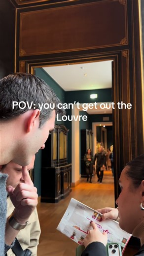 Are we delirious on lack of sleep or is the museum a maze #paris | Louvre Museum