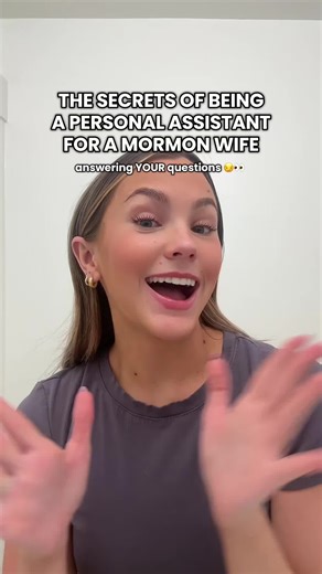 Secrets of Being a Personal Assistant for a Mormon Wife