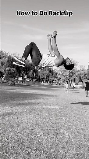 How To Do Backflip The Safe Way💯 #backflip #tutorial #parkour #shorts