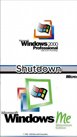 Windows 2000 and ME startup and shutdown sounds reversed