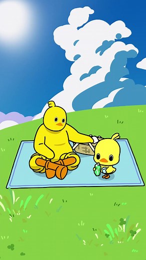 おむすびころりんのかわいいアニメ短編