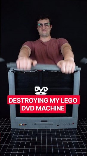 GENTLY Ripping My Build To SHREDS #lego #moc #machine