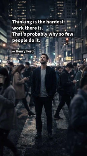 Why So Few People Actually Think #henryford #wisdom #mindset #thinking #quotes