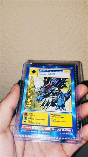 METAL GREYMON VIRUS DIGIMON TCG (1999).