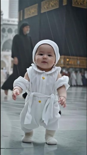 😱🐈 Cat and Cute baby in haj ❤ | Say MashAllah