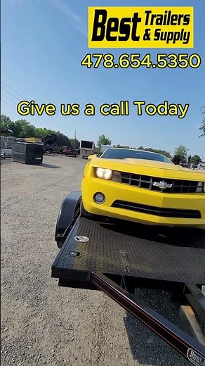 Camaro Loading on Kwik Load Rollback Tilt Trailer | Easy Drive-On Car Hauler Demo