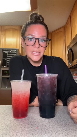 Demi Ouimet on Instagram: "Comparing loaded teas! Caffeine candles & chaos for the win!! $14 was with the tip bc the lady the tea shop was so nice!! #loadedtea #sugarfree"