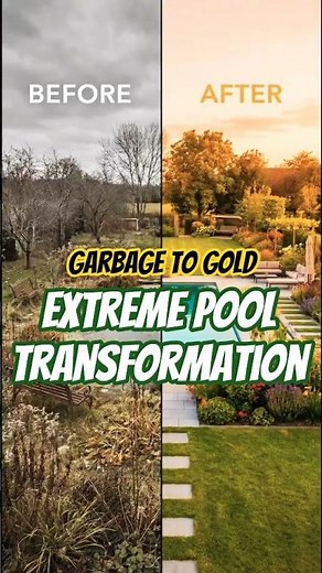 ​We Restored a 20-Year-Old Abandoned Pool! #restoration #shorts #viral #asmr