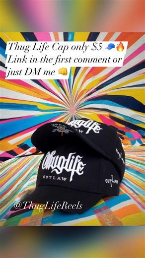 27K views · 742 reactions | This ain’t just a cap, it’s a lifestyle 梨 Rock the streets with the Thug Life vibe – simple, bold, and timeless. Only $5, get yours now. Link in first comment or DM me. Soundtrack: DJ Skandalous – The Mystery  | Thug Life Reels | Facebook