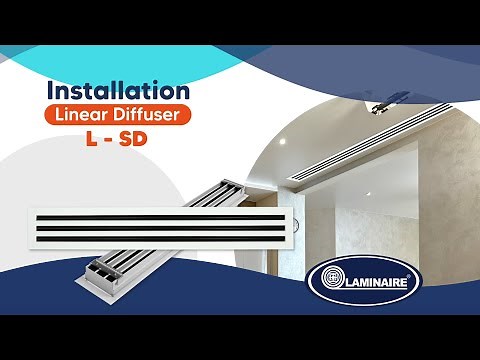 Installation L-SD diffuser