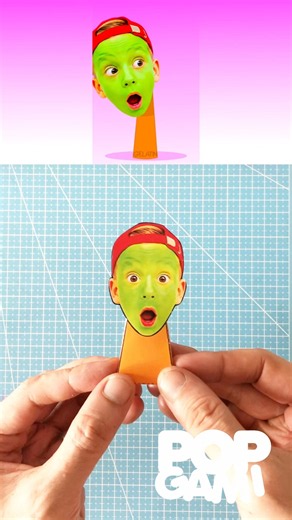 Making sprunki oc Vania Mania Kids phase 2 papercraft #sprunki #papercraft #shortvideo