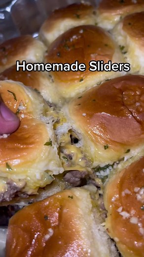 Delicious Homemade Sliders Recipe