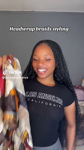 Braids Styling Tips Using a Scarf