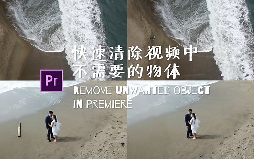 PR Tutorial | 快速清除视频中不需要的物体 | 利用premiere去除画面中杂乱物体