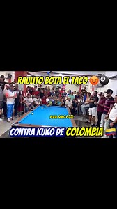 🇩🇴RAULITO😡😱BOTO EL TACO🎱CONTRA KUKO 🇨🇴 | Pool solo pool
