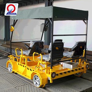 [Hot Item] Electric Railway Track Trolley for Quick Movement of Workers and Materials Along Rails
