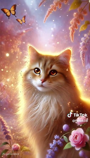 幻想的な動く猫の壁紙アート5選