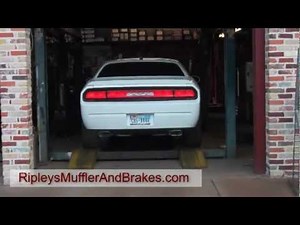 Flowmaster Muffler on 2012 Dodge Challenger