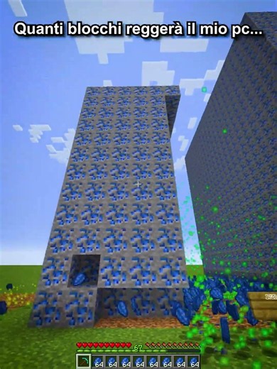 How many blocks will my PC handle...? 😢 #minecraft #shorts
