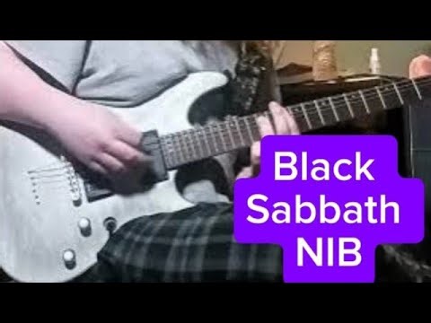 Black Sabbath NIB guitar cover