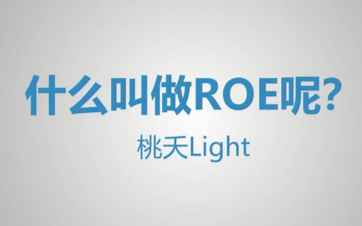 【炒股重要指标科普】什么叫做ROE（净资产收益率）？