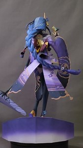 Genshin Impact Raiden Shogun, Papercraft Figure, Digital, PDF Template, DIY, A4, 1:6 Figure - Etsy