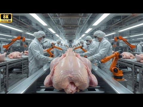 Inside the Costco Rotisserie Chicken Factory(Full Process)| Stunning Fully-Automated Production Line