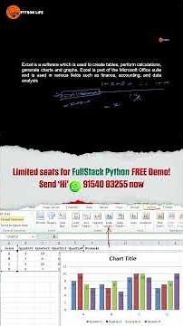 Data Visualization in Excel Charts and Graphs Explained | Excel | Python Life